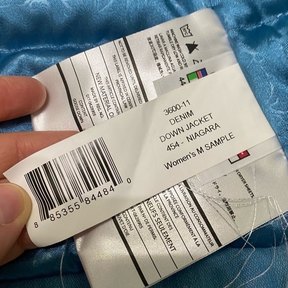 Spyder Down Jacket Ski Blue Denim Full Zip Size Medium - Picture 6 of 13